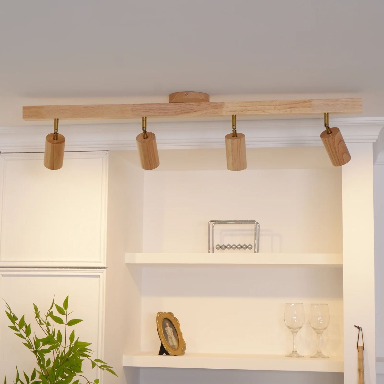Lermo Houten Track Plafondlamp