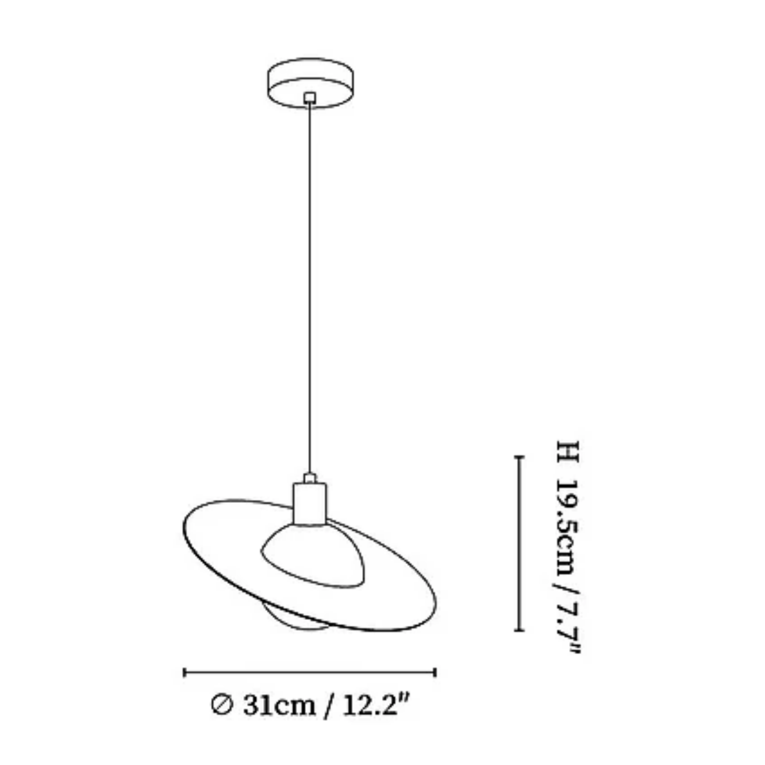 Orys Planeetvorm Hanglamp