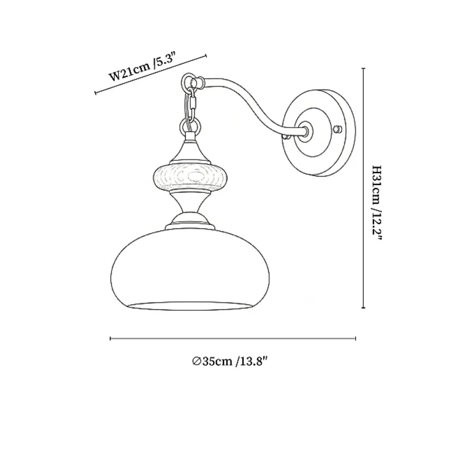Mito Wandlamp