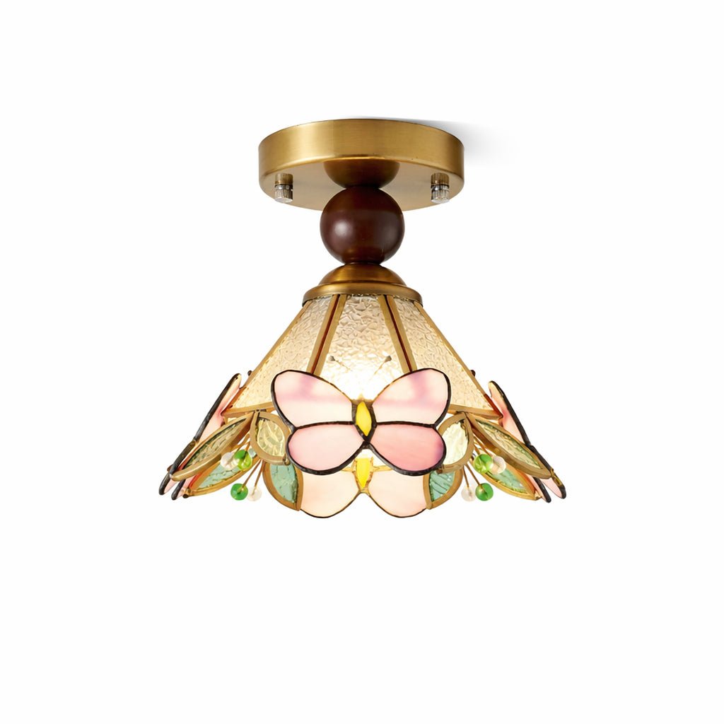 Tiffany Vlinder Plafondlamp