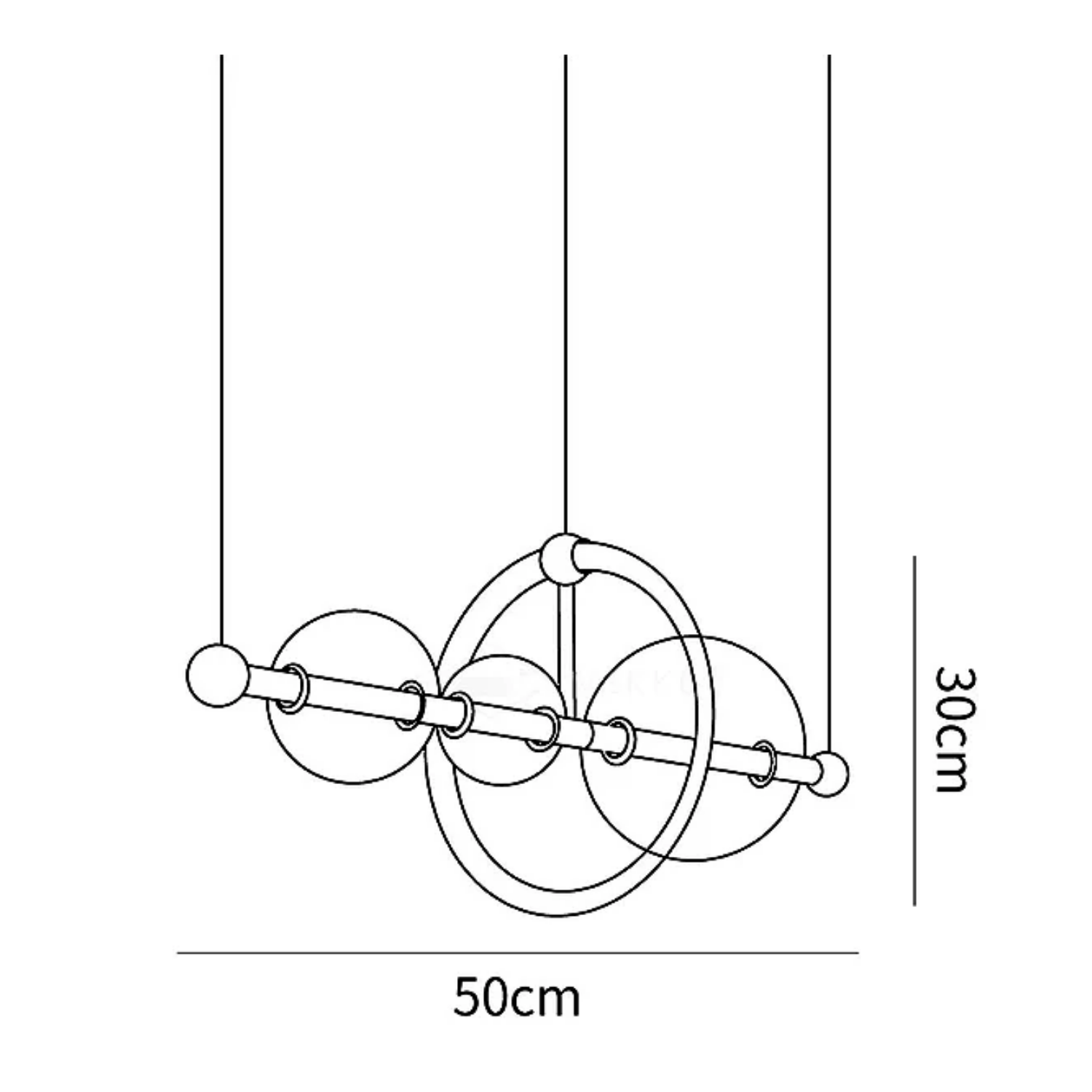 Pupelzo Lineaire Hanglamp