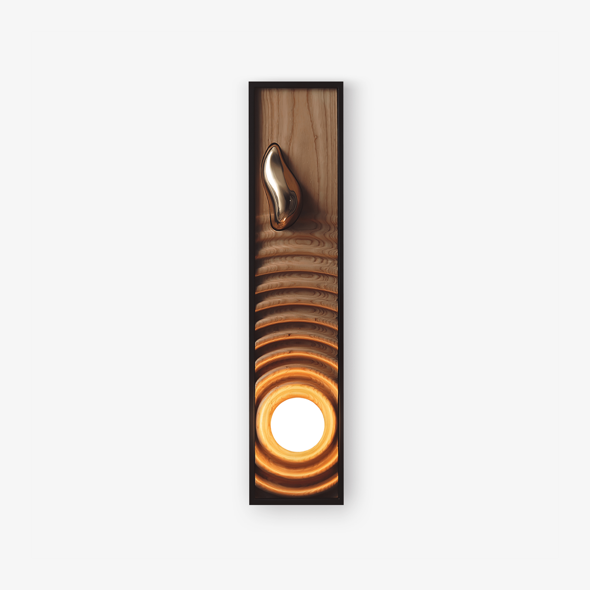 Moluze Houten Wandlamp