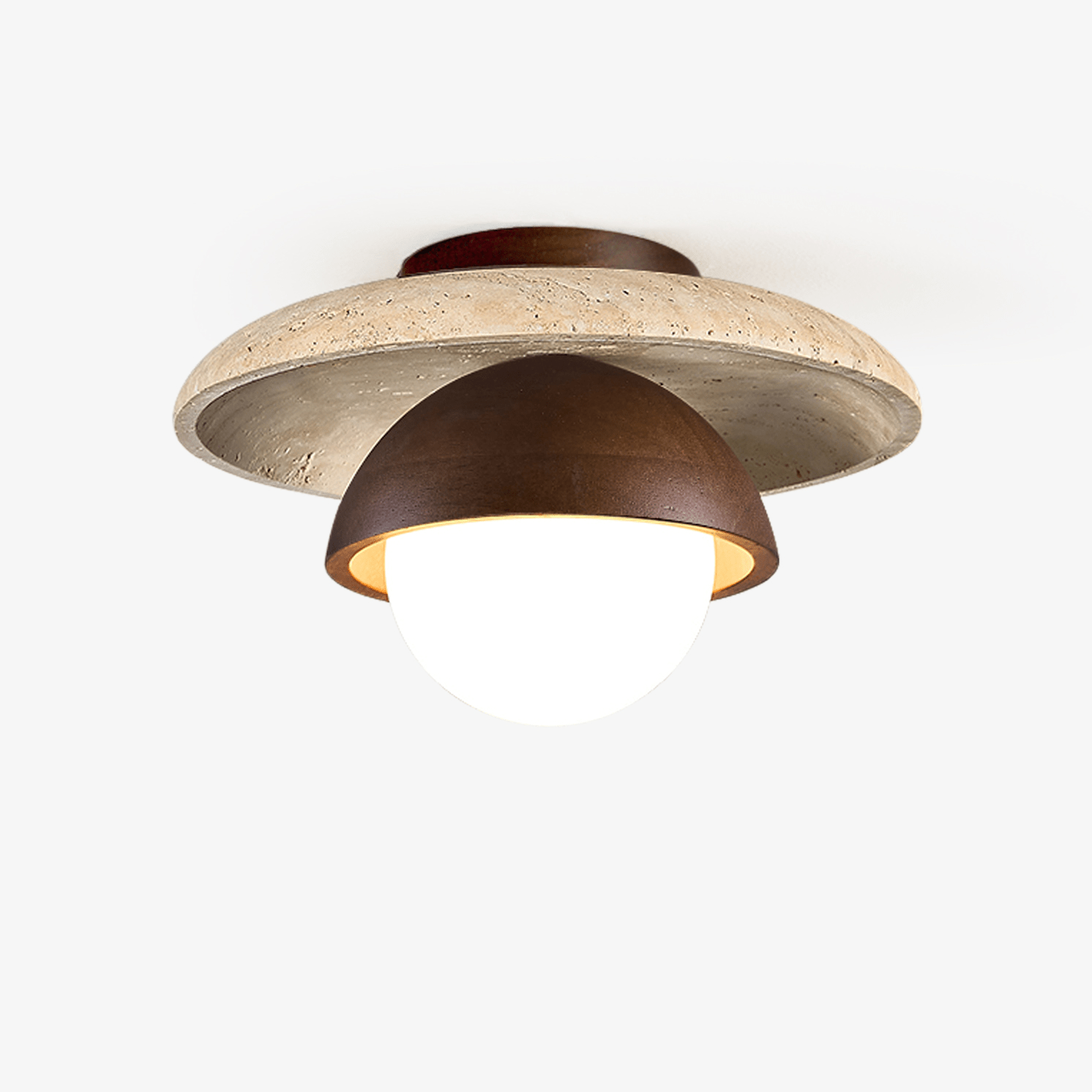 Menosa Travertijnen Plafondlamp