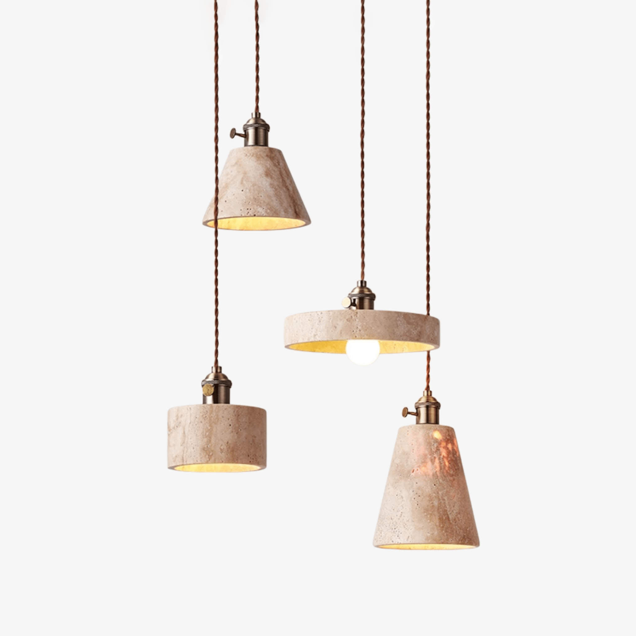 Cellos Travertijnen Hanglamp