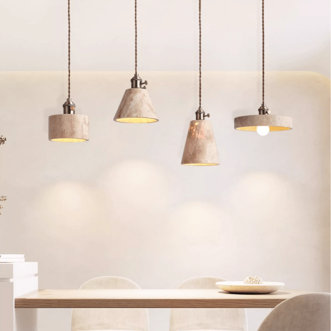 Cellos Travertijnen Hanglamp
