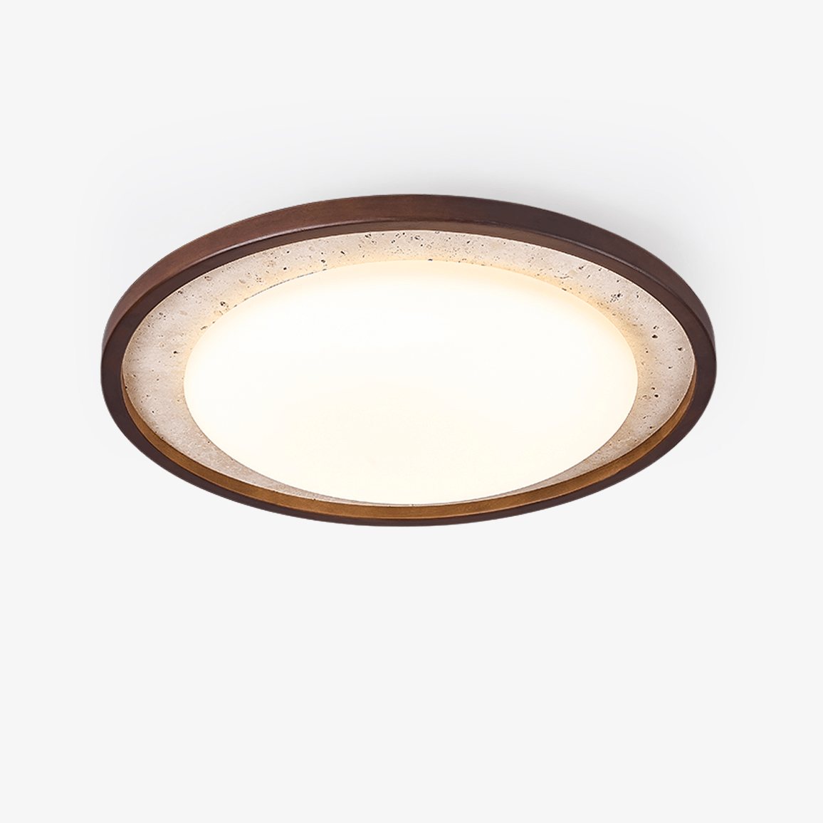 Zeco Travertijnen Planfondlamp