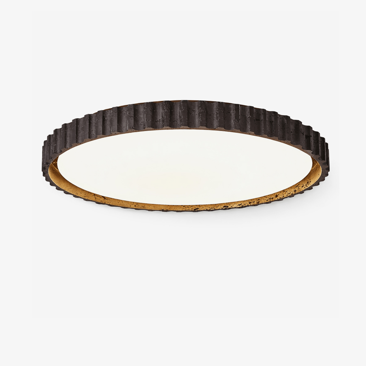 Obelso Travertijnen Planfondlamp