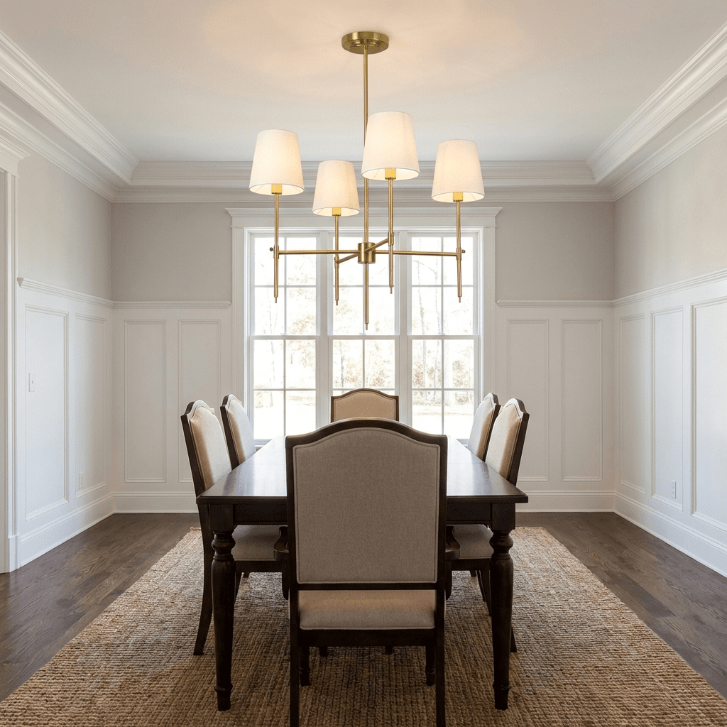 Delavo Messing Plafondlamp