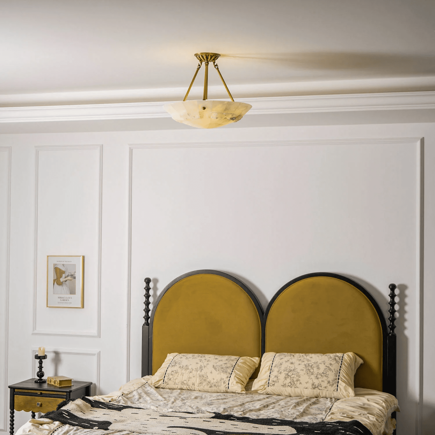 Lyrecos Sculpturale Albasten Plafondlamp
