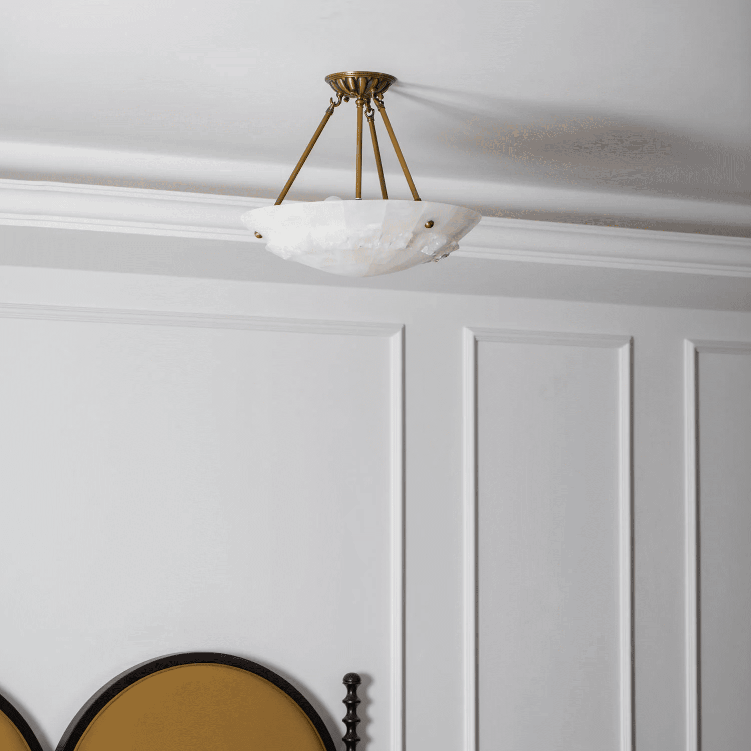 Lyrecos Sculpturale Albasten Plafondlamp