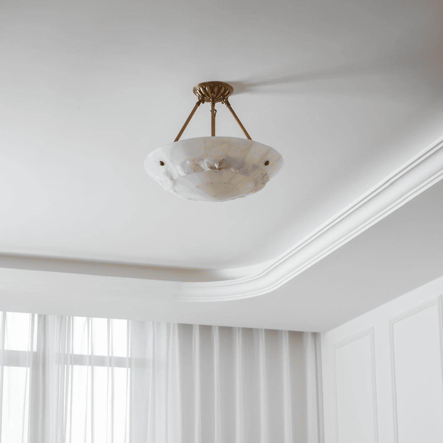 Lyrecos Sculpturale Albasten Plafondlamp