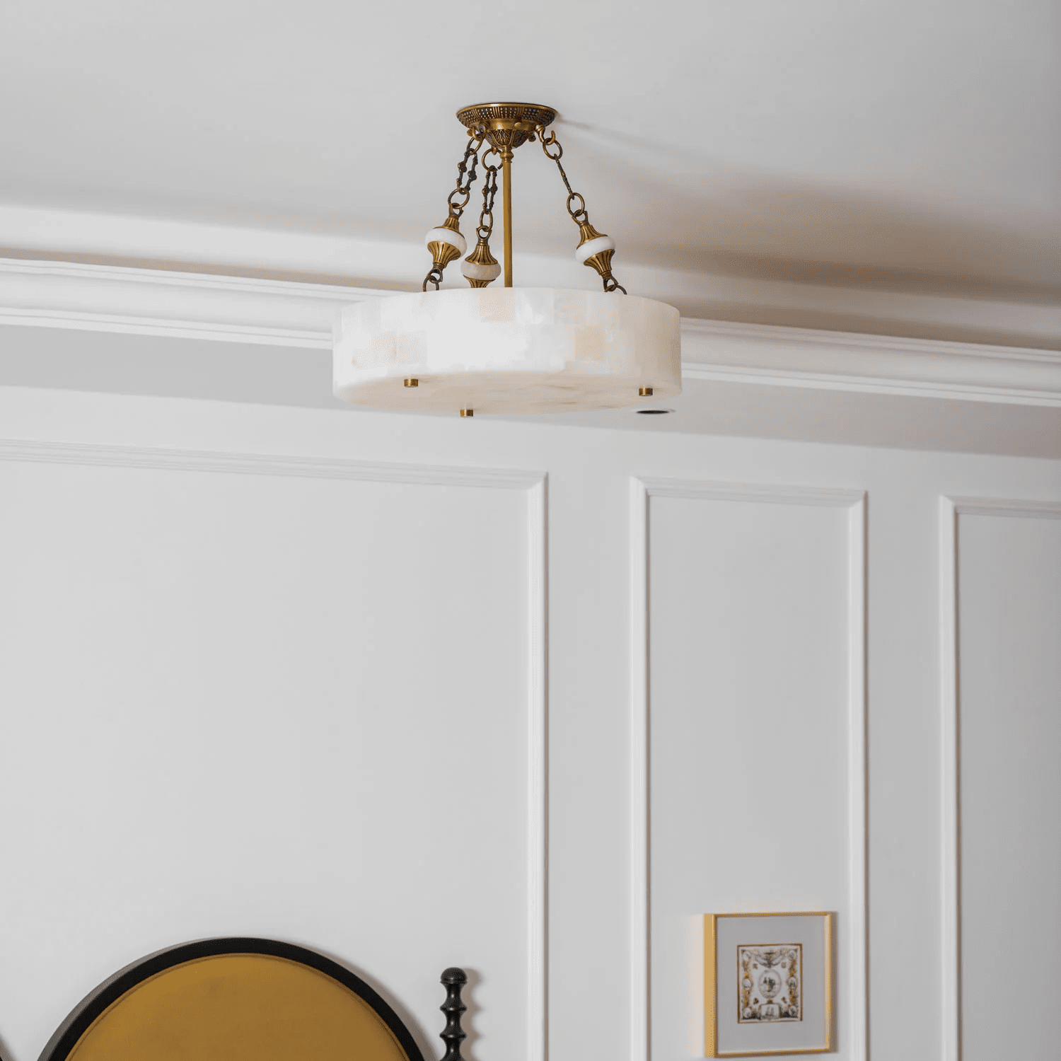 Torezy Flat Albasten Plafondlamp