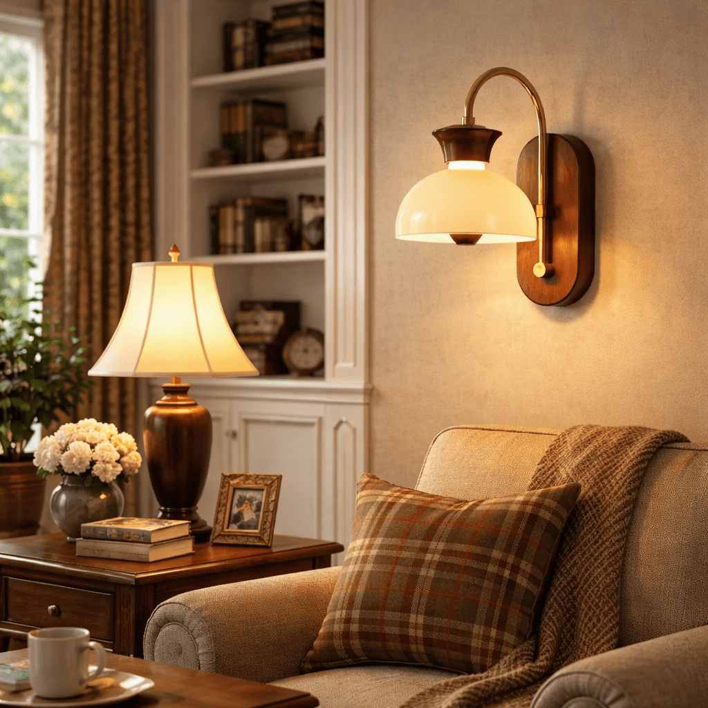 Bleso Houten Wandlamp