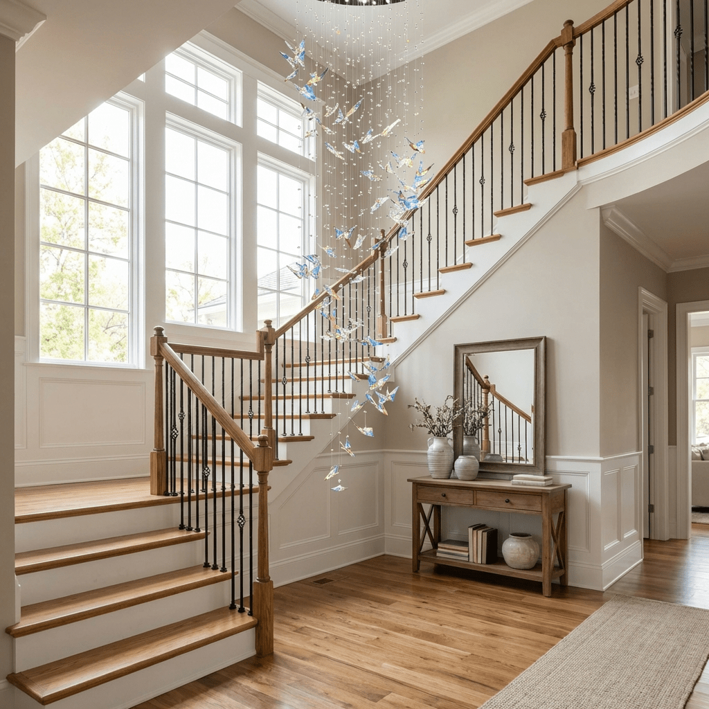 Kristallen Vlinders Hanglamp