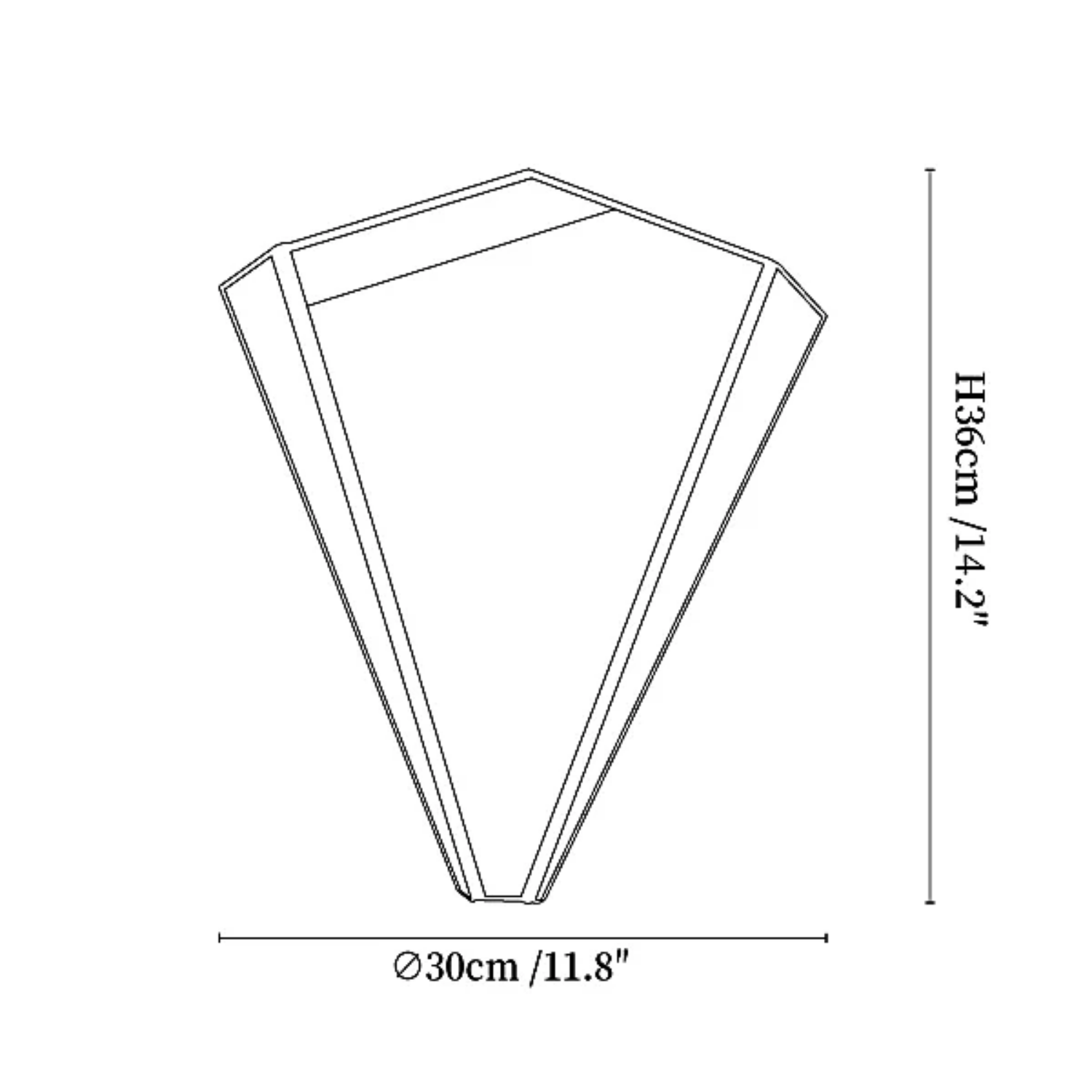 Delowe Wandlamp