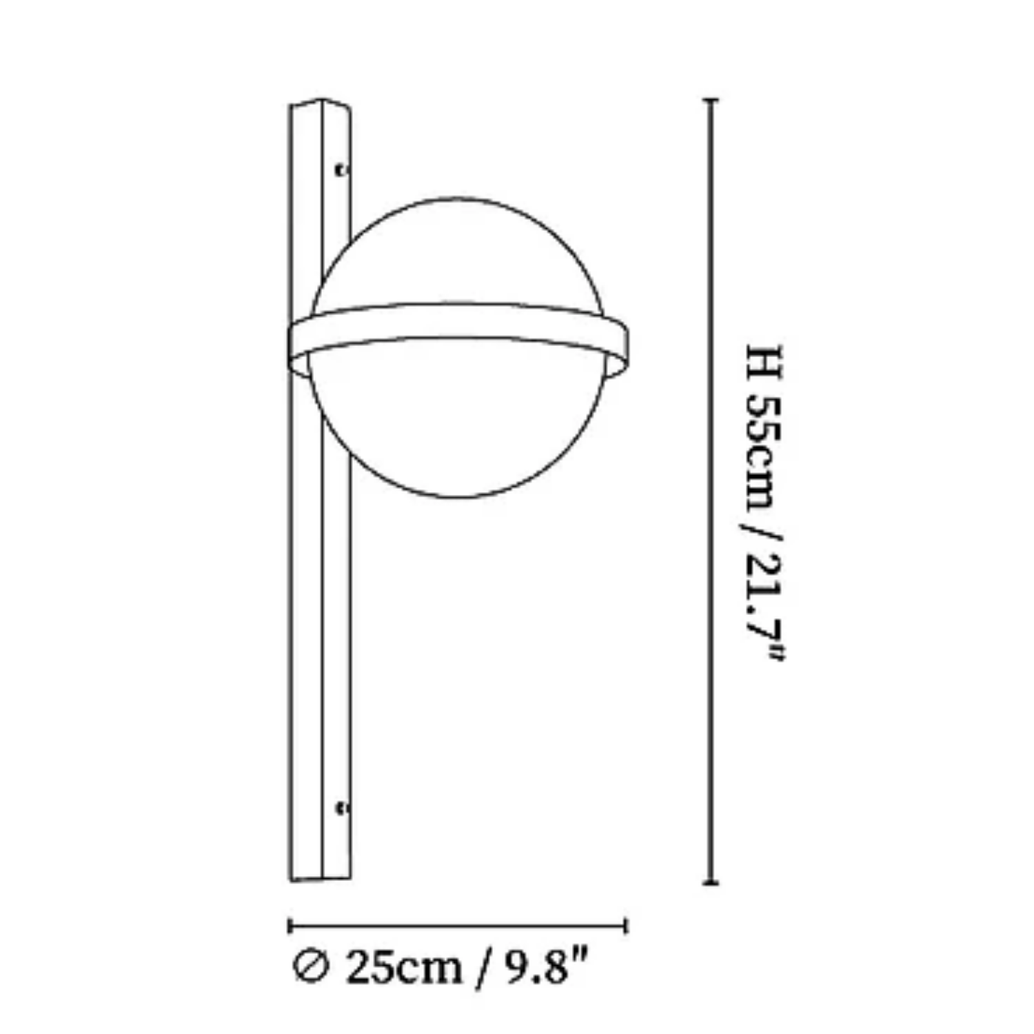 Obreso Wandlamp