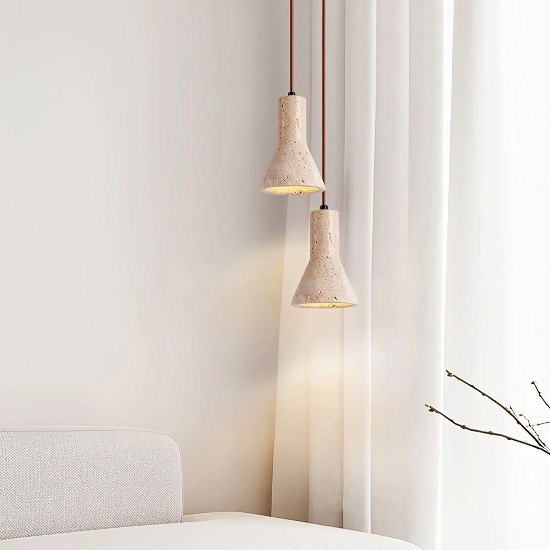 Aeremis Natuursteen Hanglamp
