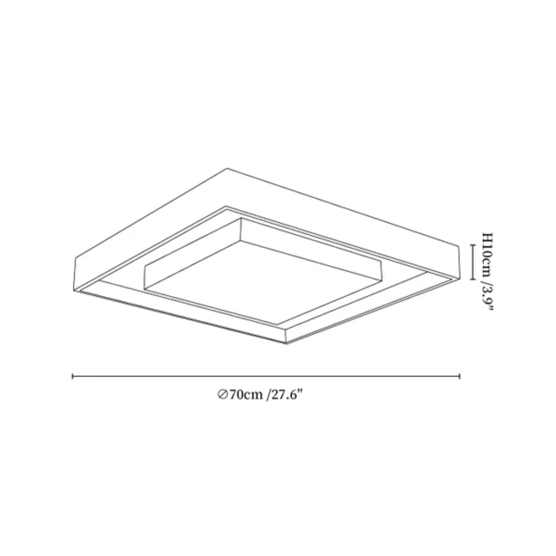 Konise Houtframe Japandi Plafondlamp