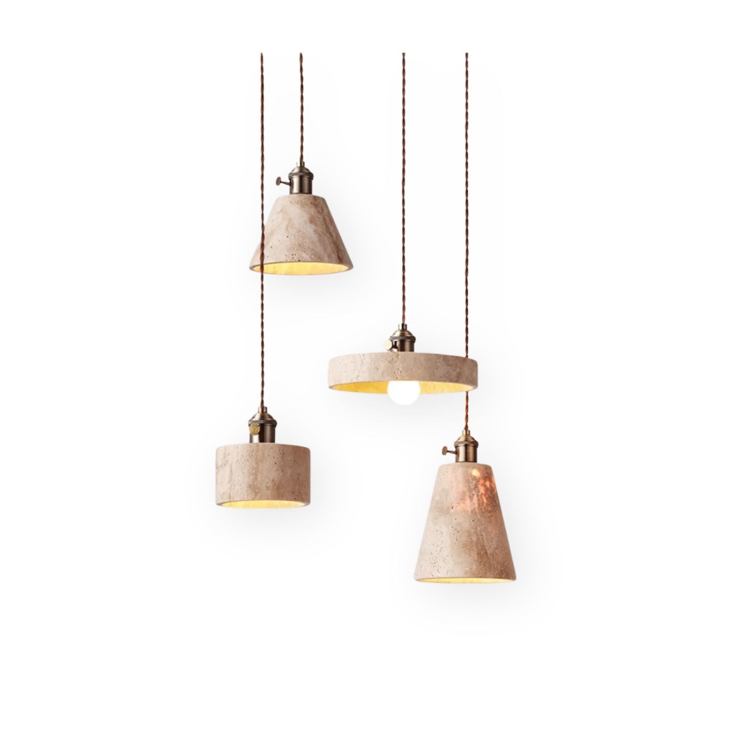 Cellos Travertijnen Hanglamp
