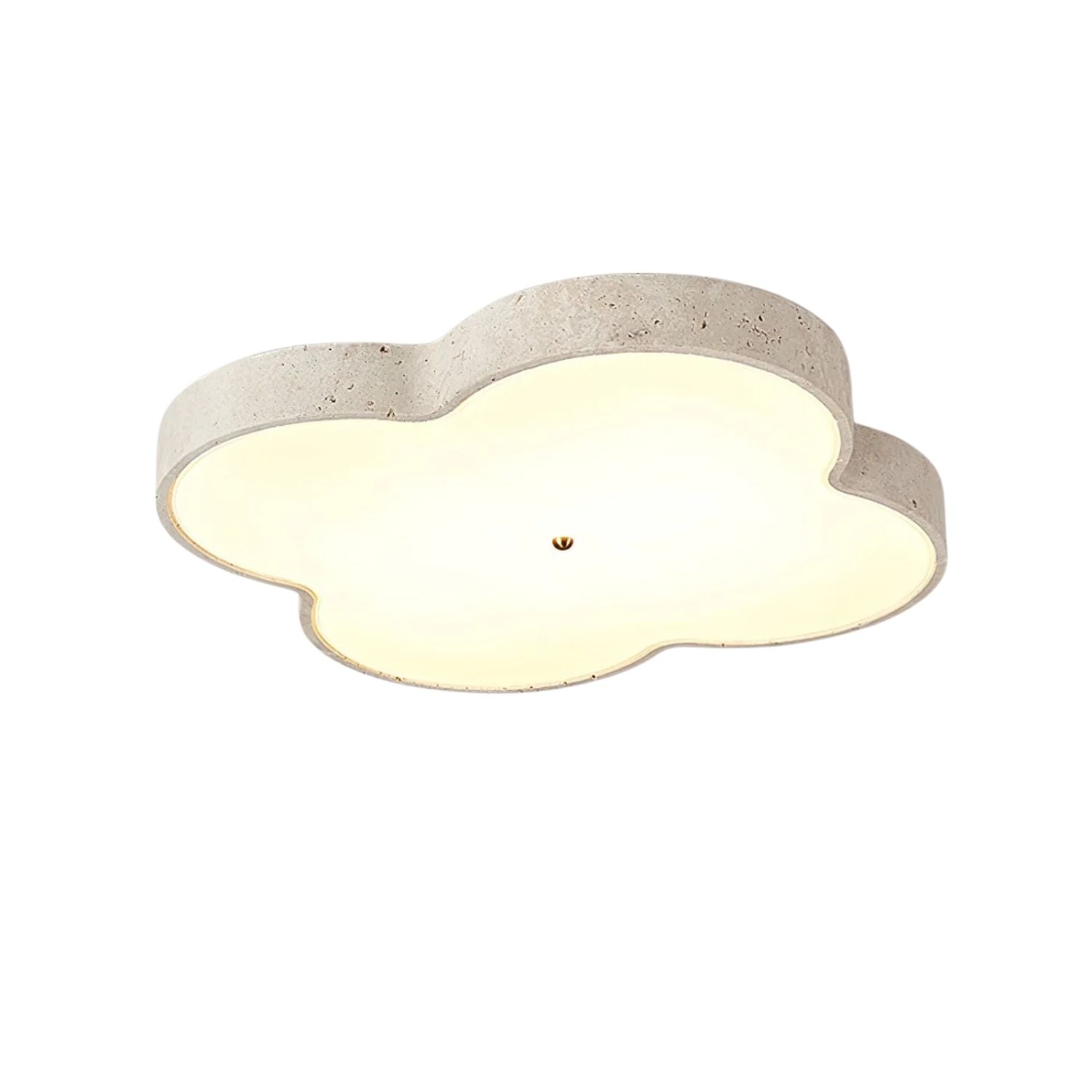 Wolk Design Travertijnen Plafondlamp