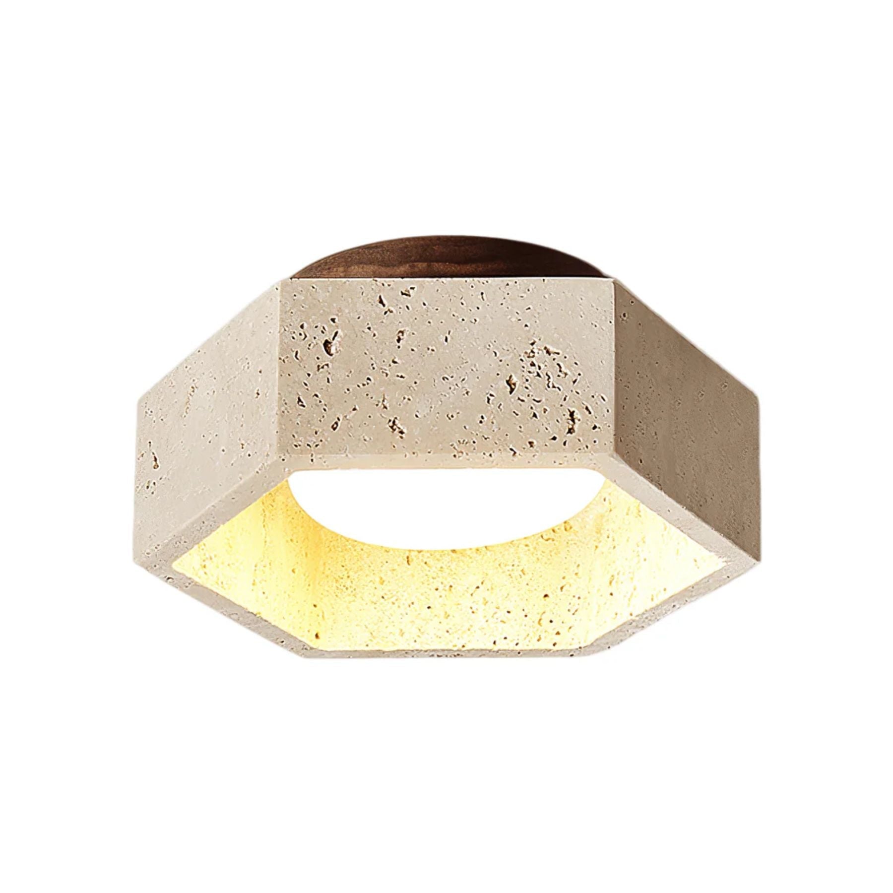 Cemis Natuursteen Plafondlamp