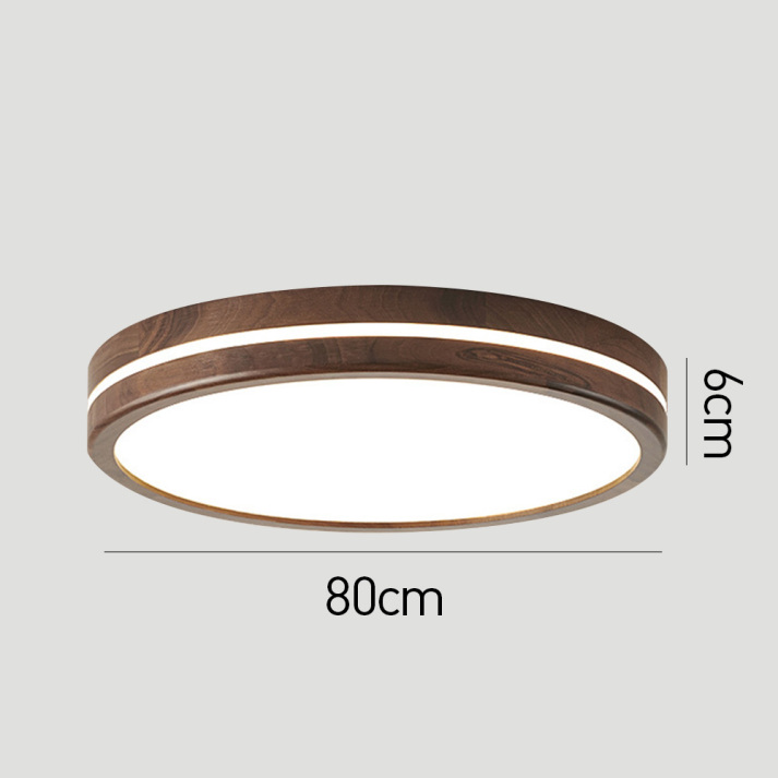 Zoulon Houten Japandi Plafondlamp