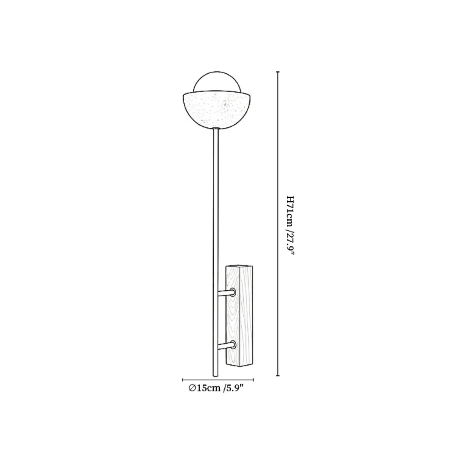 Monvica Wandlamp