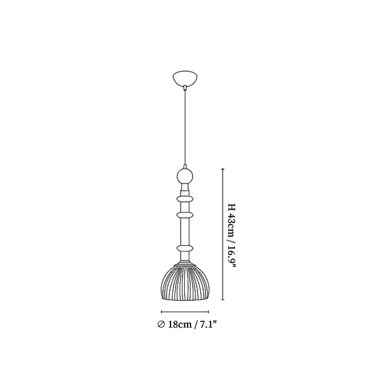 Romea Hanglamp