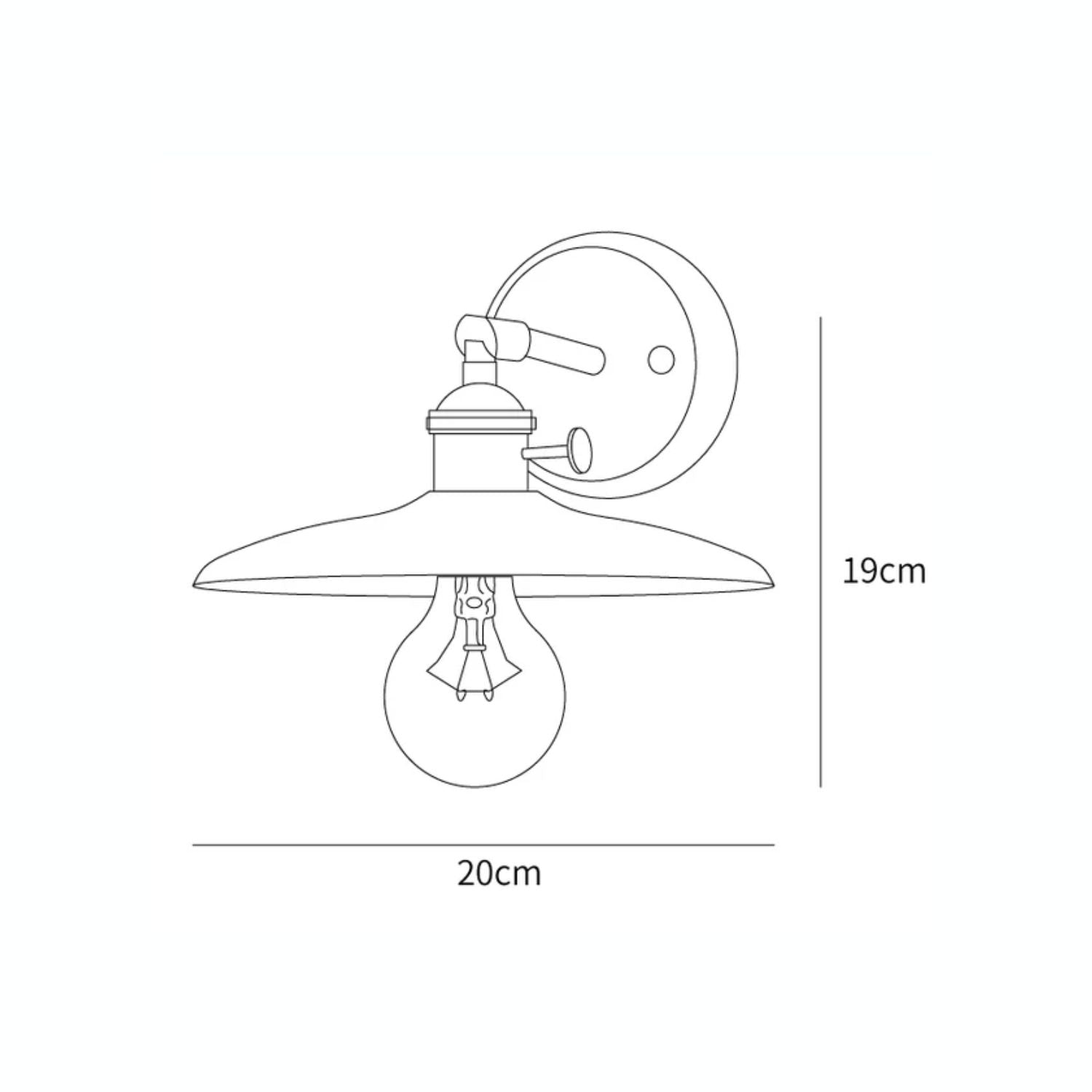 Coniwa Houten Wandlamp