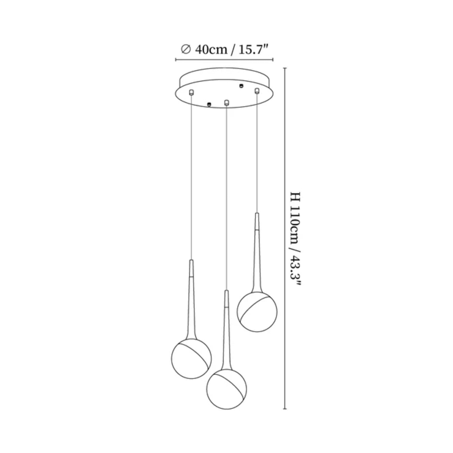 Mossy Drop Houten Hanglamp