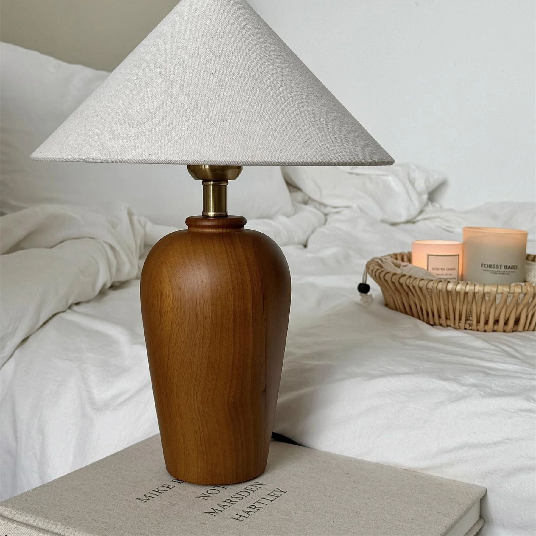 Brevo Houten Tafellamp