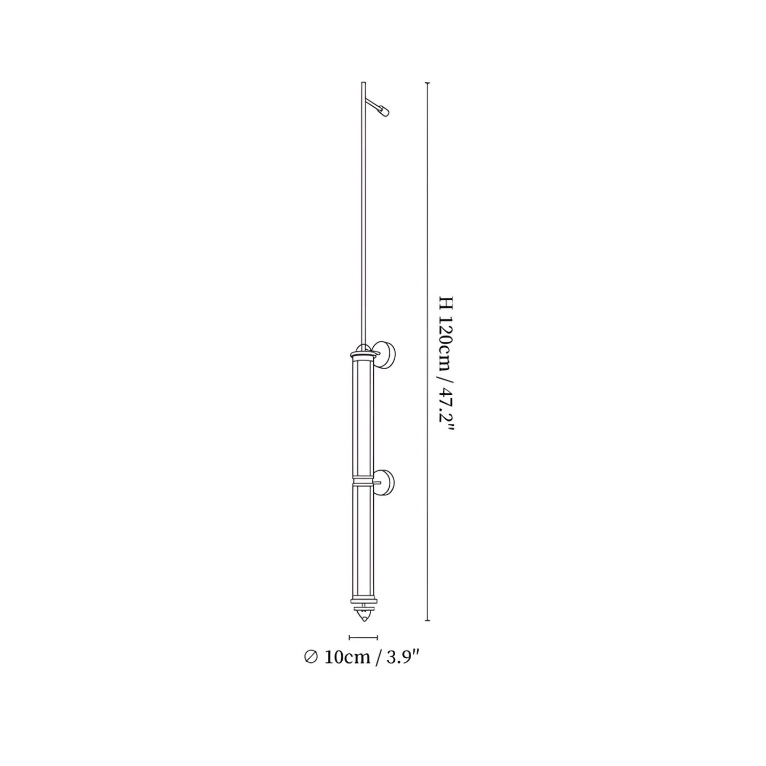 Xeso Verticale Wandlamp