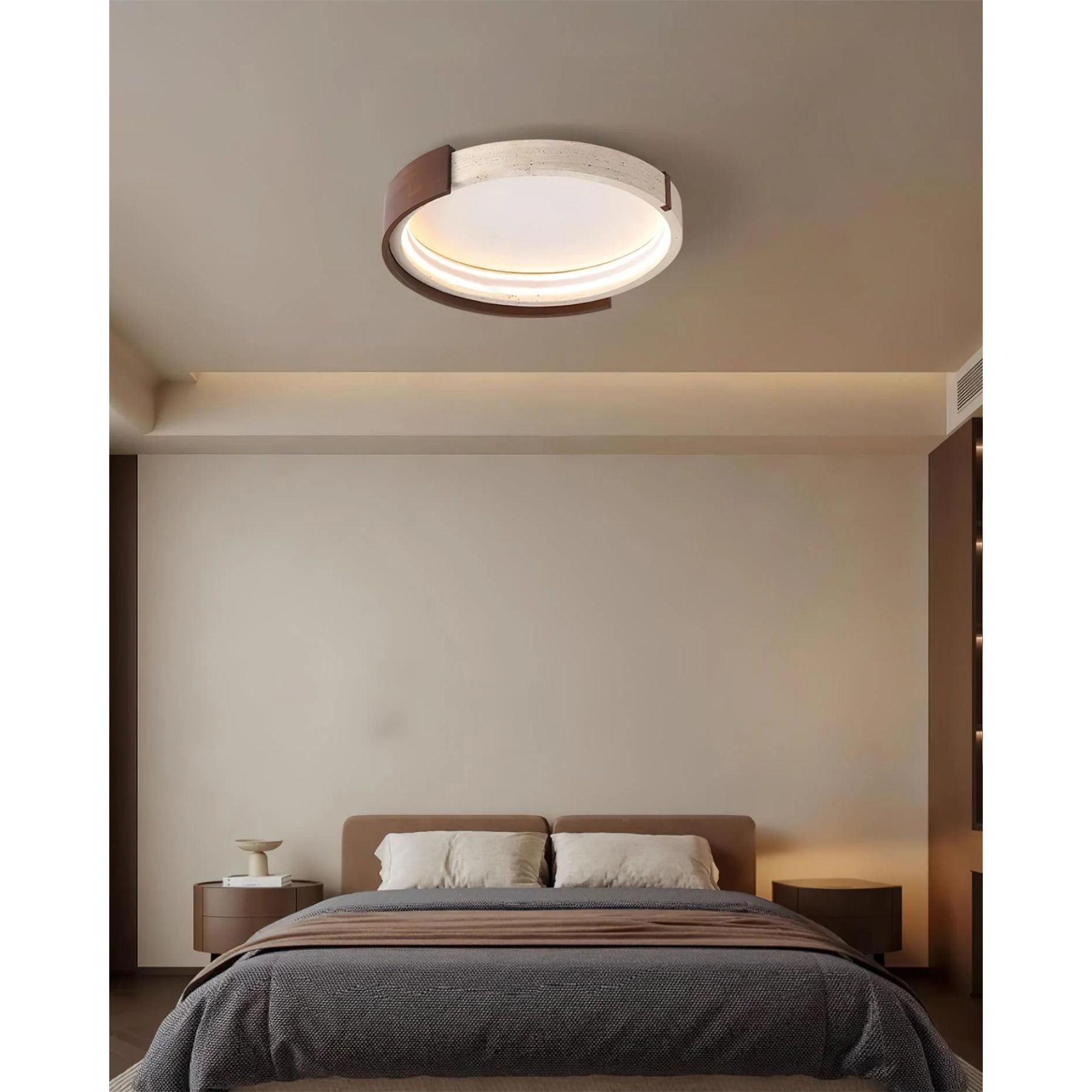 Cireqon Natuursteen Plafondlamp