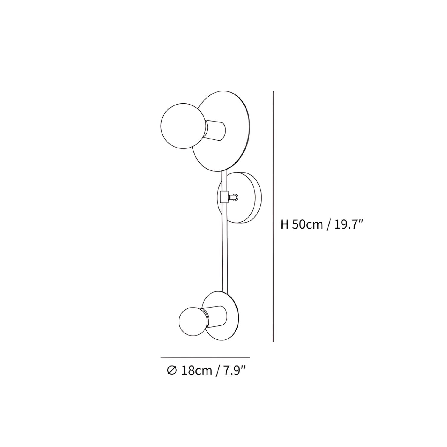 Bolency Wandlamp