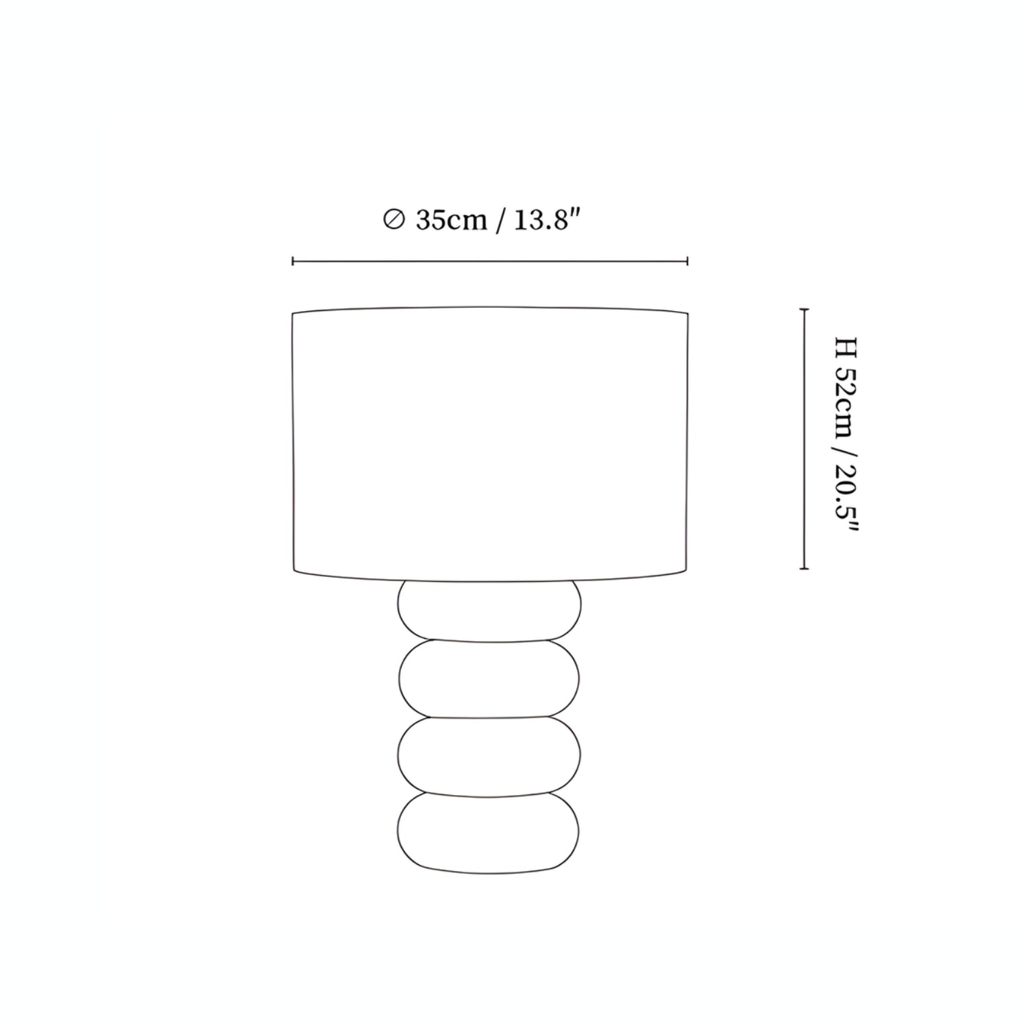 Discu Houten Tafellamp
