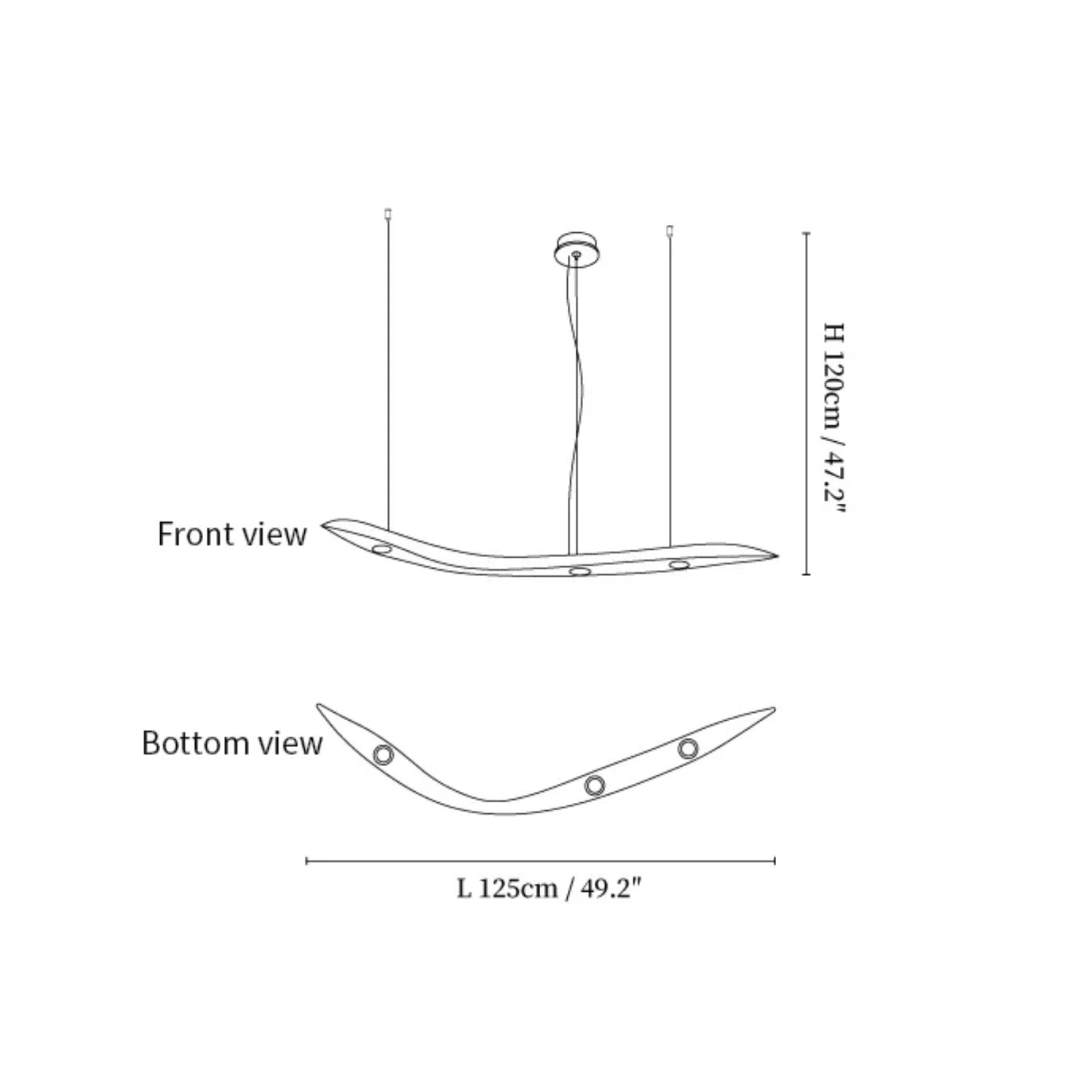 Weloma Wave Houten Hanglamp