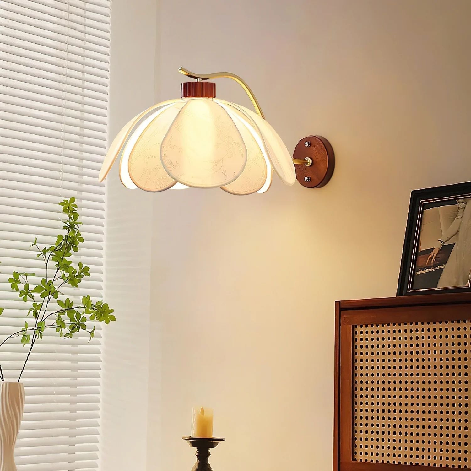 Dolenna Flower Wandlamp