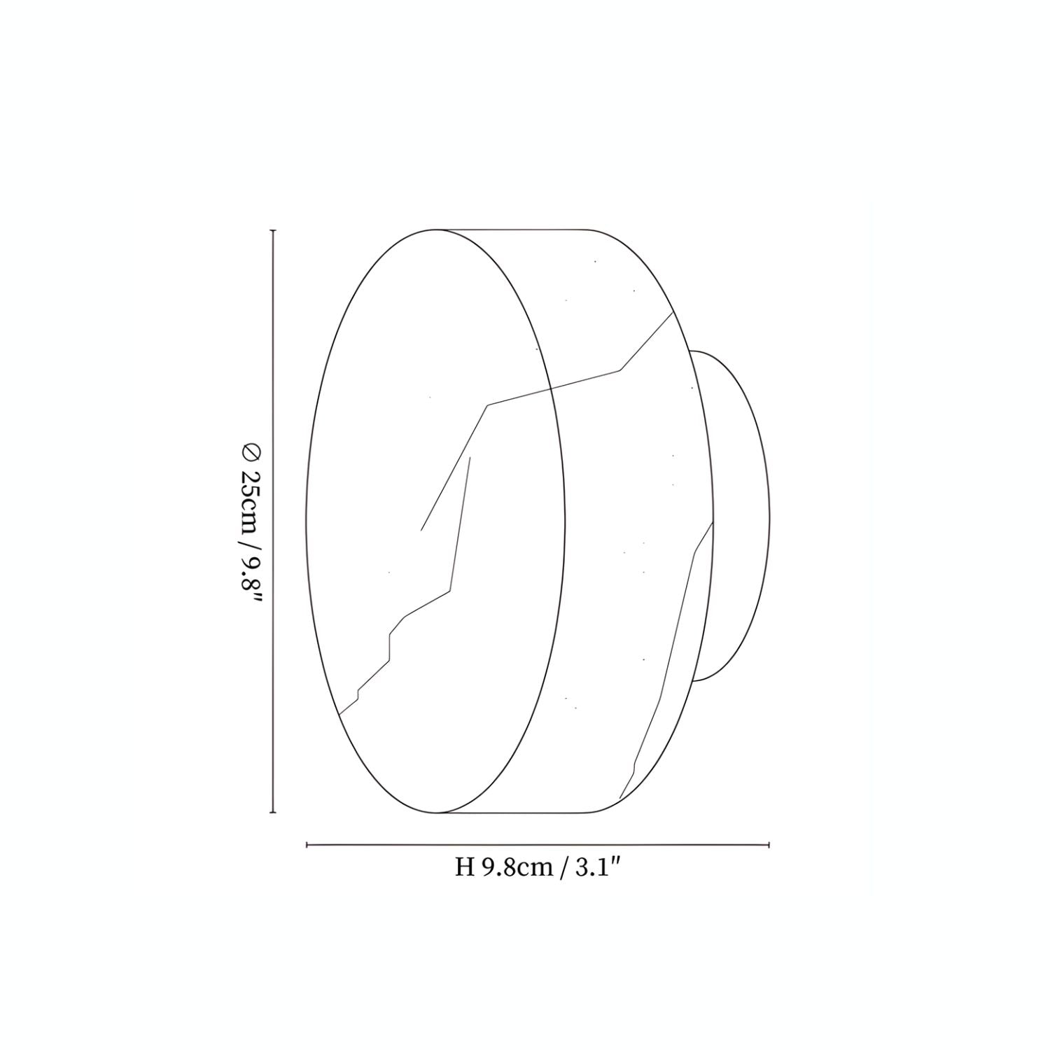 Yovena Albasten Wandlamp