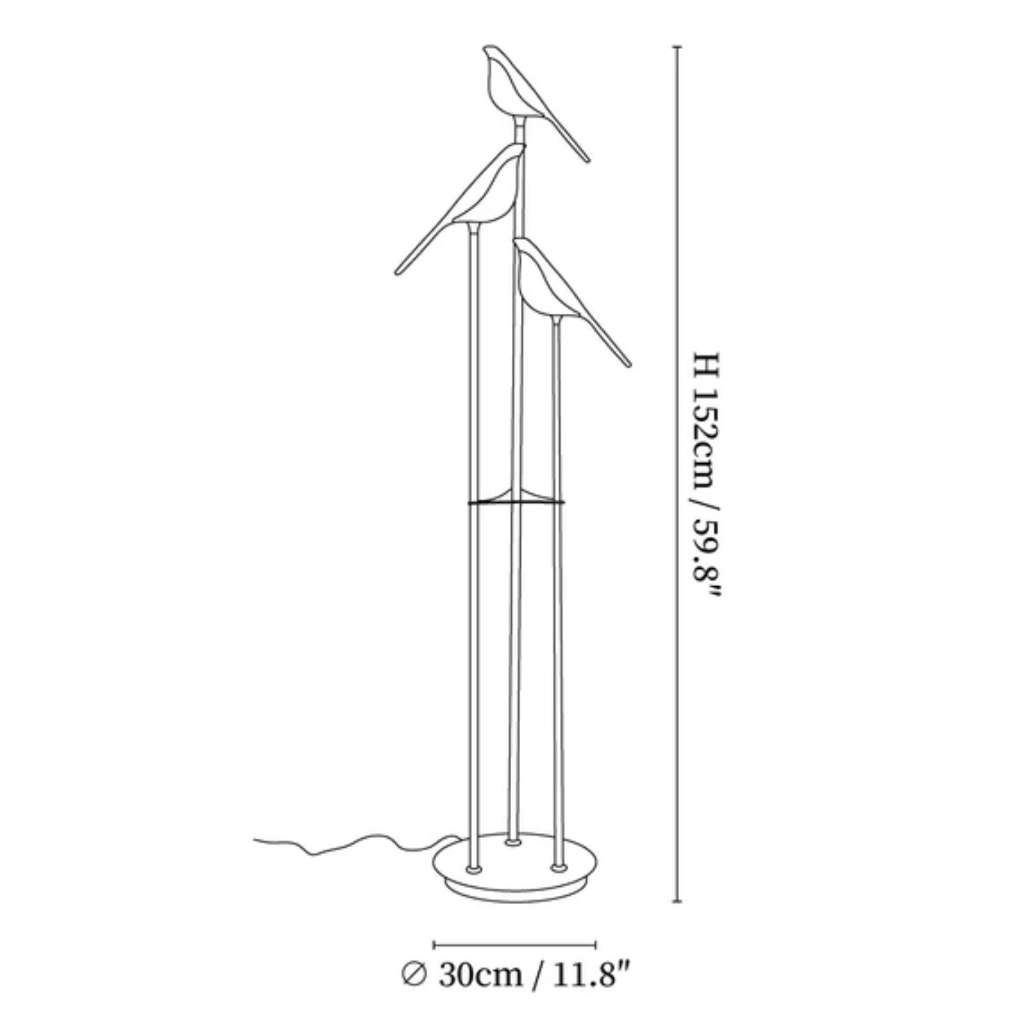 Birdmann Vloerlamp