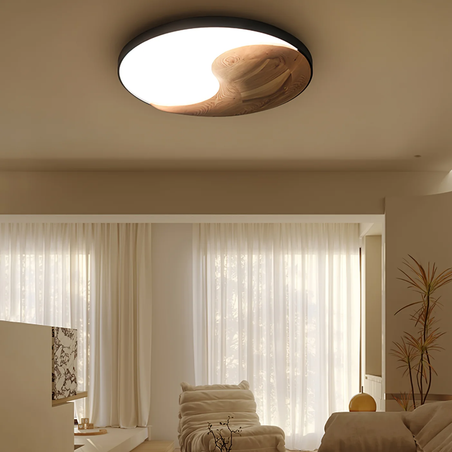YinYang Design Plafondlamp