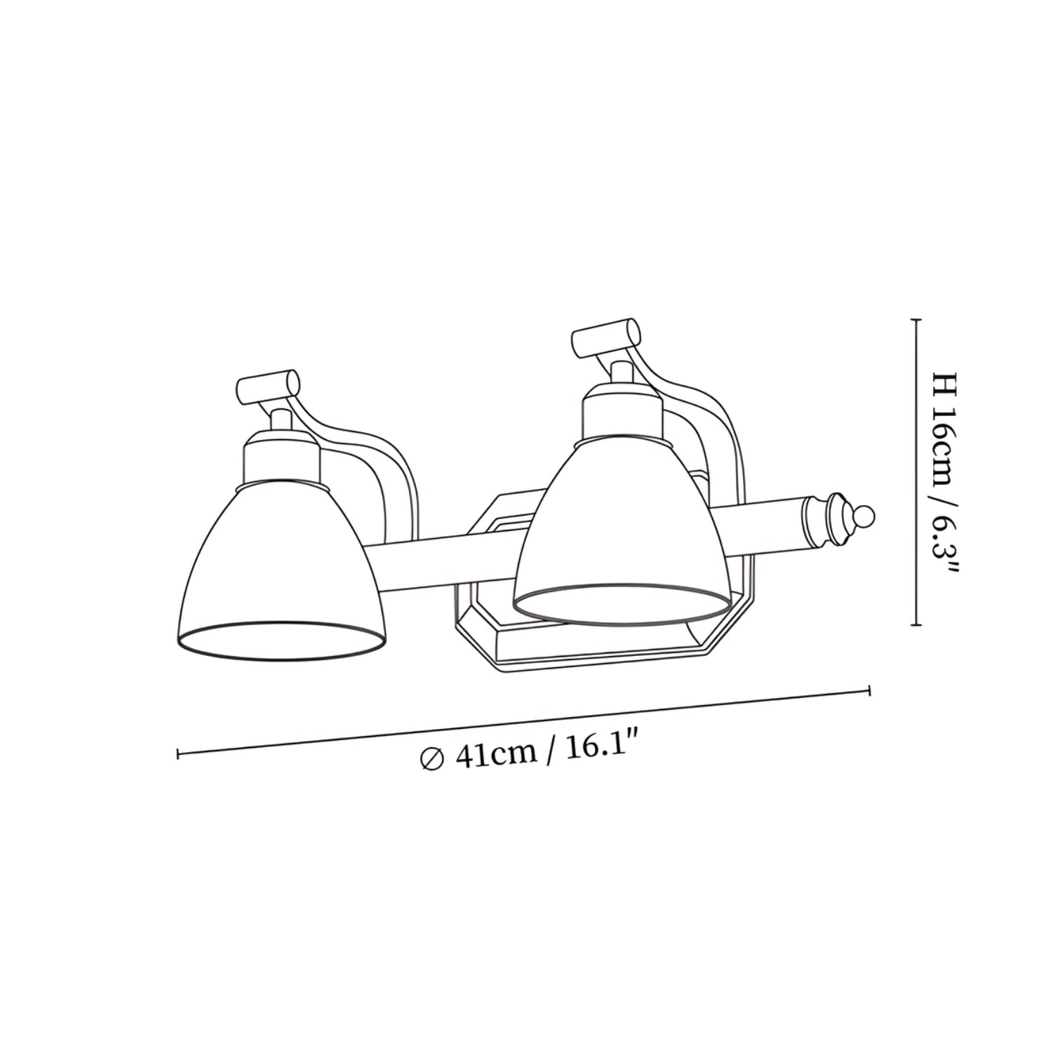 Lamena Wandlamp