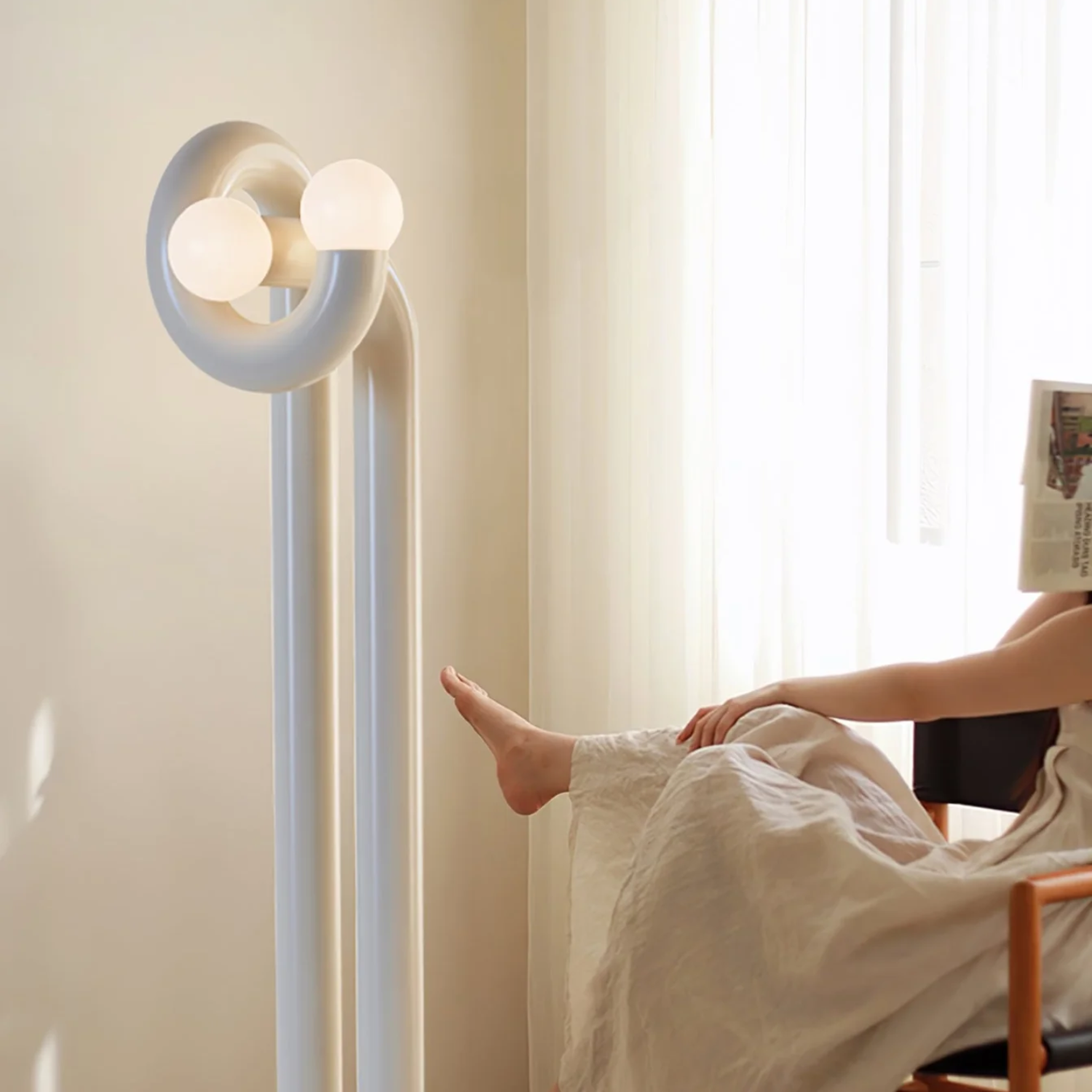 Lopuma Twist Vloerlamp