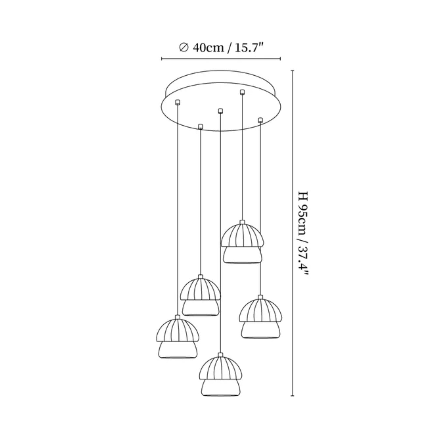 Cluvome Hanglamp