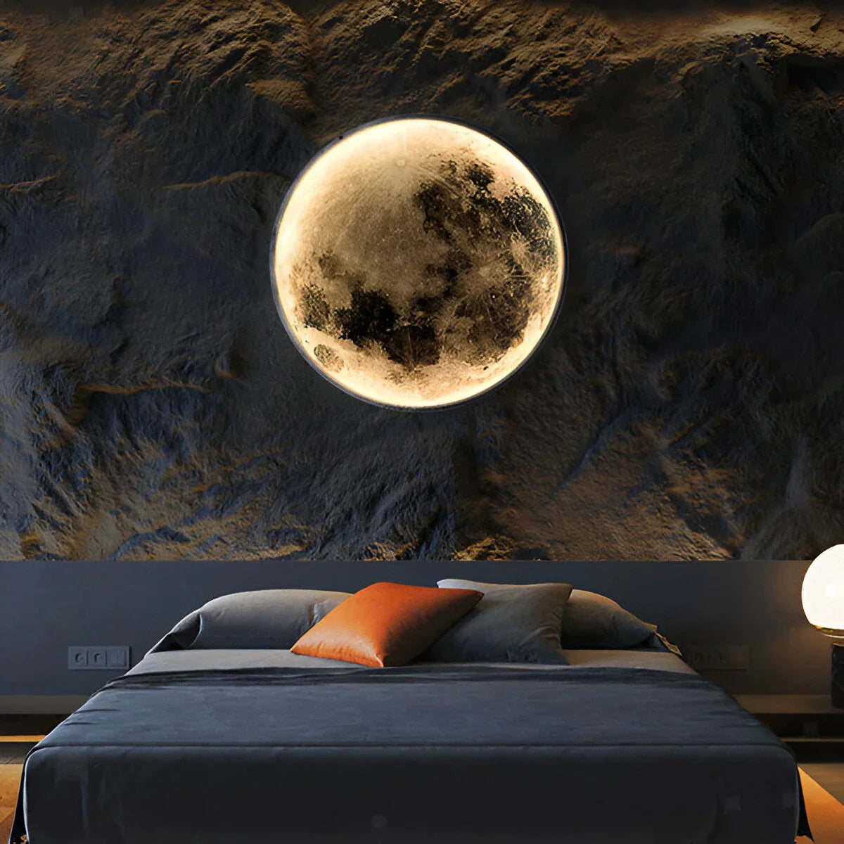 Eclipse Maanontwerp Wandlamp
