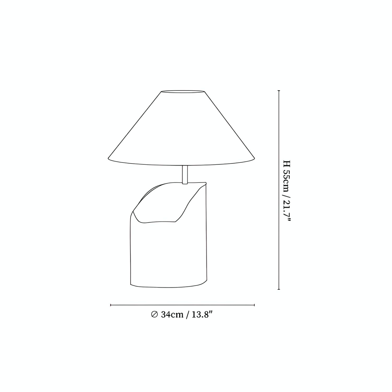 Tellon Houten Tafellamp