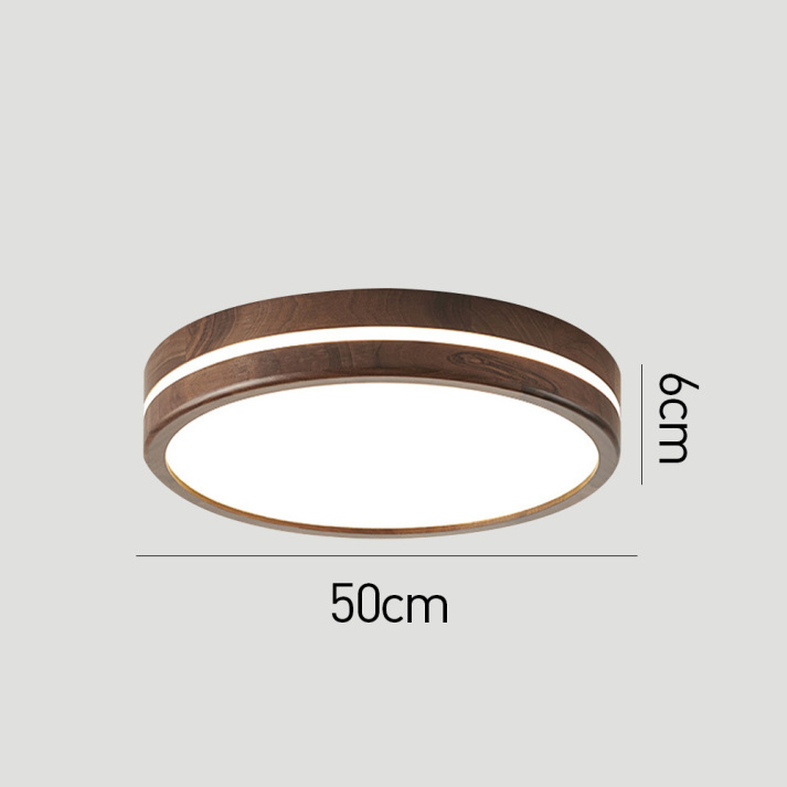 Zoulon Houten Japandi Plafondlamp