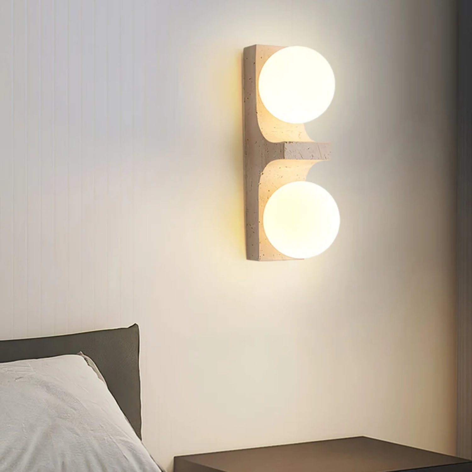 Ceiyra Travertijn Wandlamp