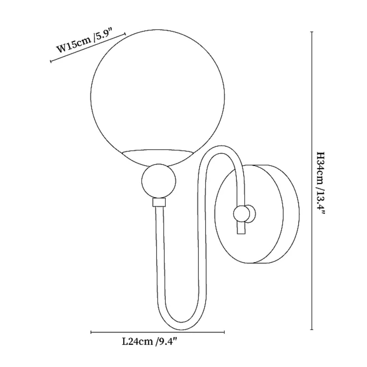 Mekosan Wandlamp