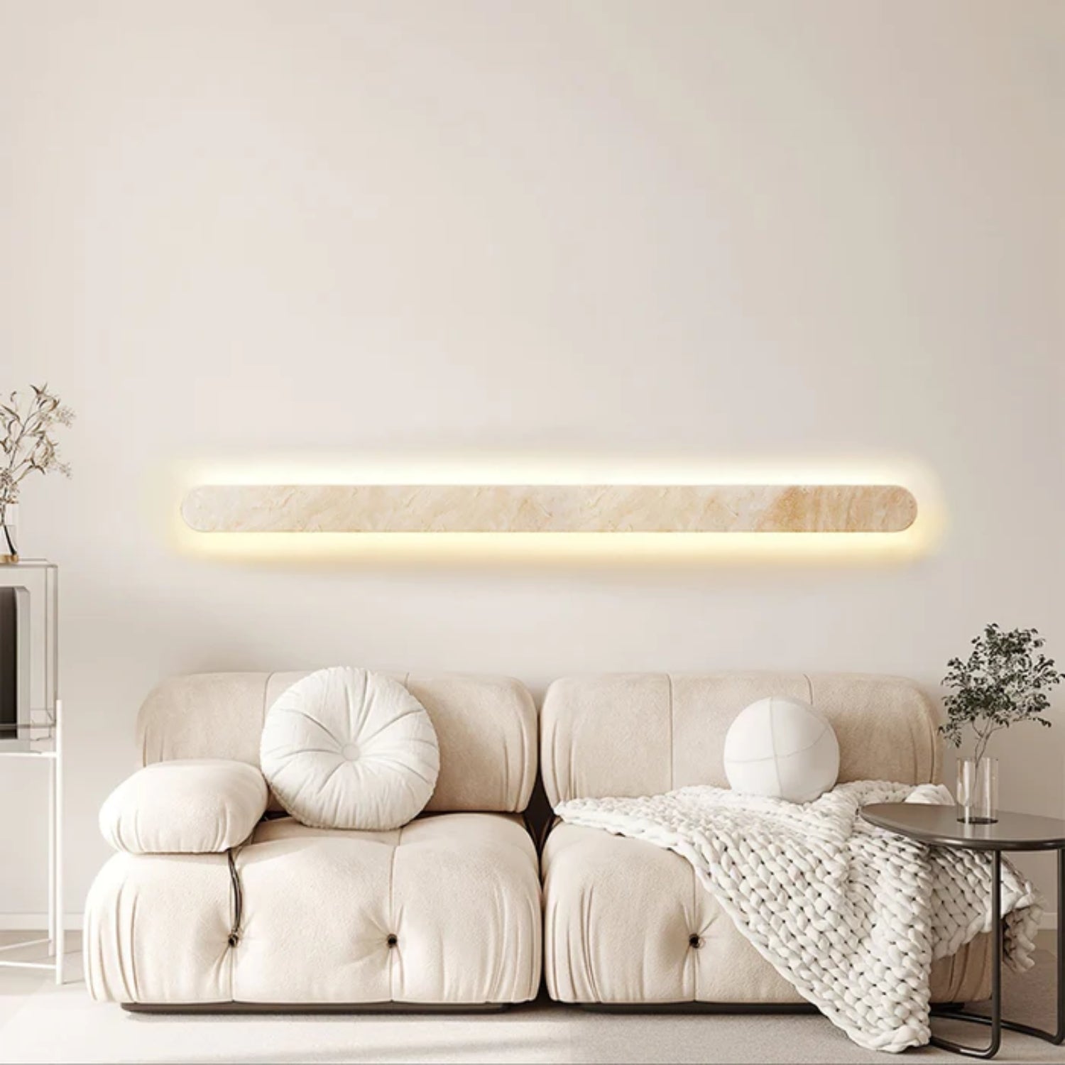 Leiyva Natuursteen Wandlamp