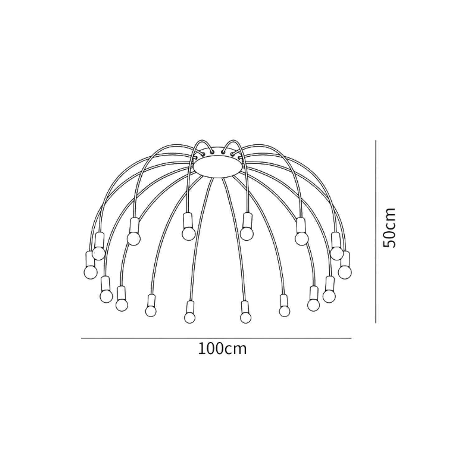 Aliso Plafondlamp